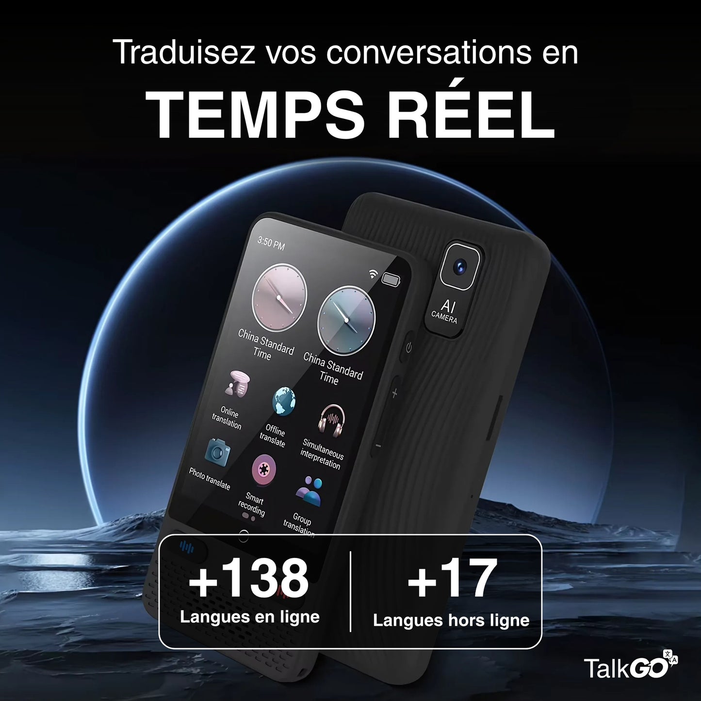 TalkGO™ | Traducteur intelligent portable