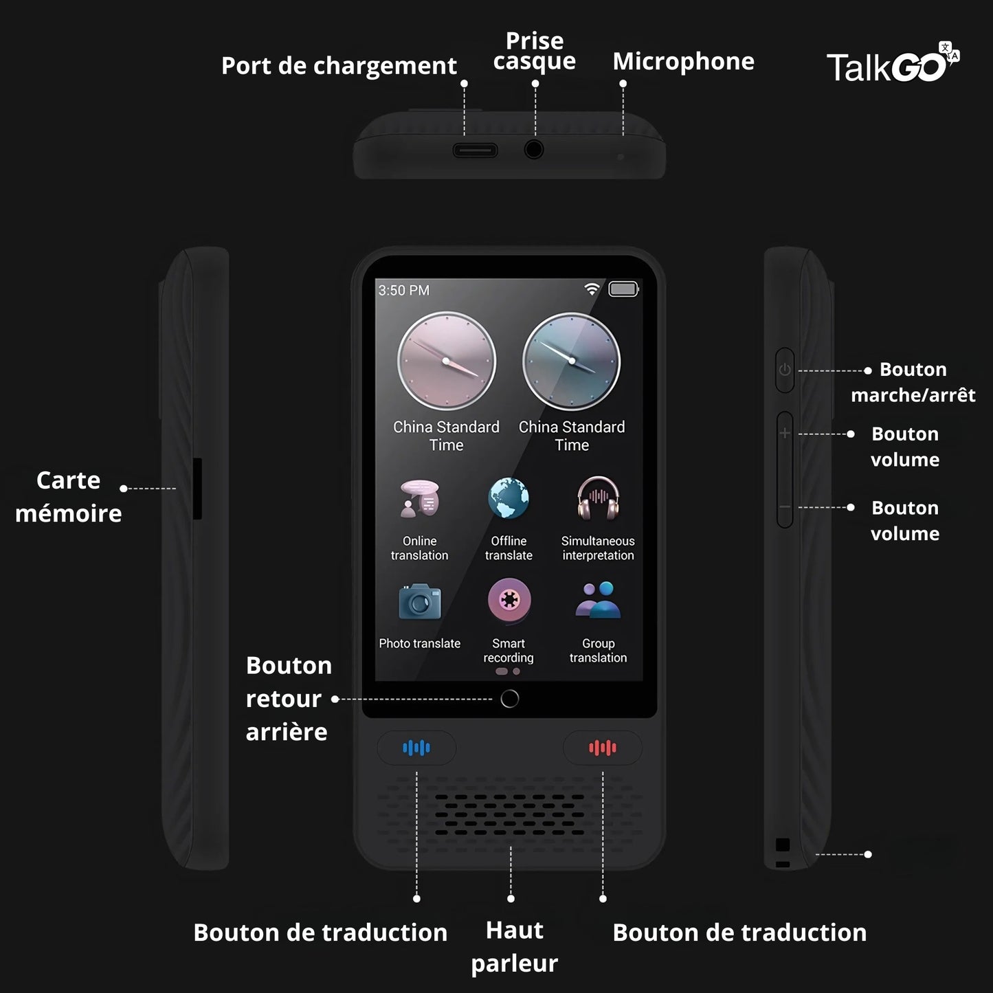 TalkGO™ | Traducteur intelligent portable